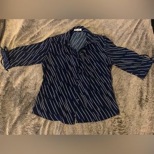 Navy blue dress shirt